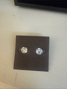 Sterling Silver Heart Stud Earrings - Women Jewelry